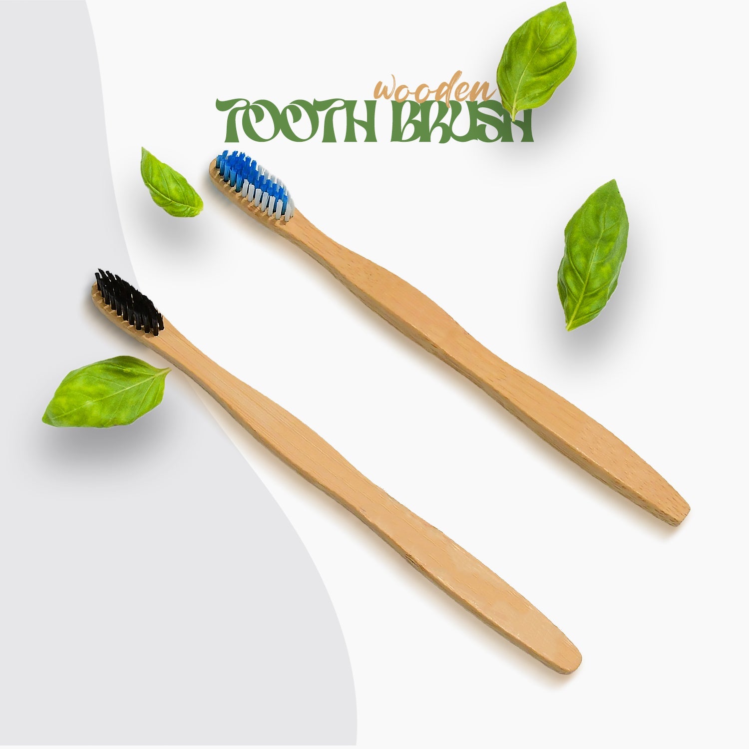 Bamboo Wooden Toothbrush Soft Toothbrush Wooden Child Bamboo Toothbrush Biode - 13032_wooden_thoothbrush_15pc_no4