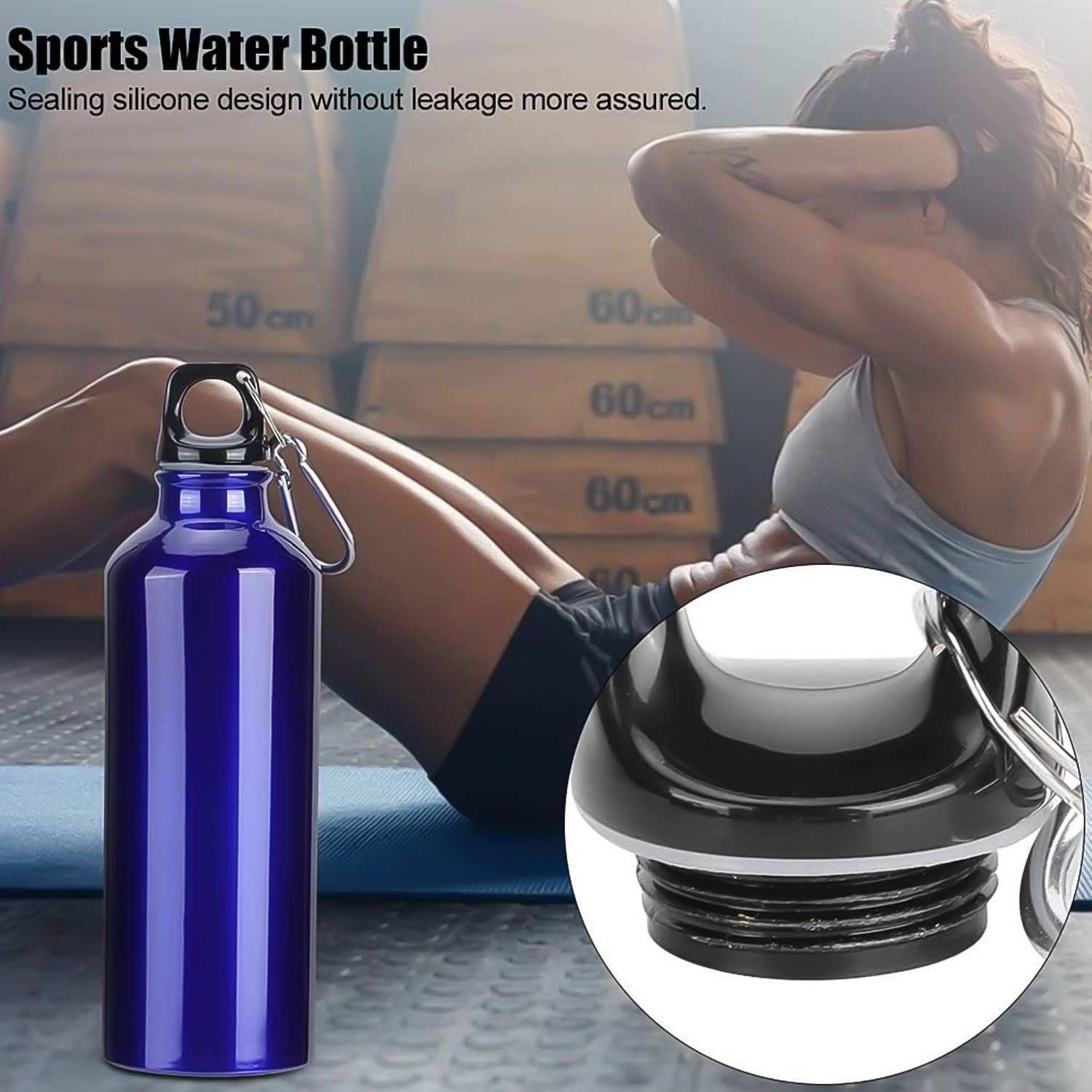 Aluminium Sports Water Bottle, 1 Pc (Capacity 500 ML Approx) - 13146_aluminium_water_bottle_no4