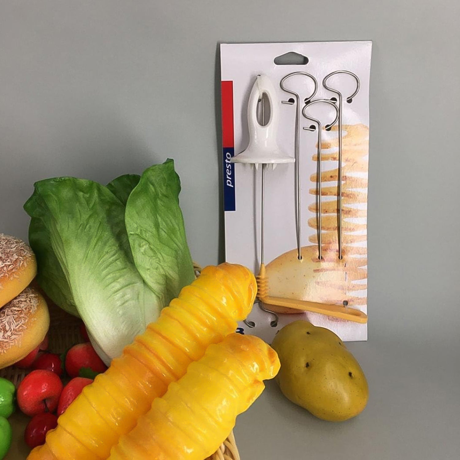 1 Set Potato Spiral Cutter, Potato Twister (4 Spits) - 10091_potato_spiral_cutter_1_set