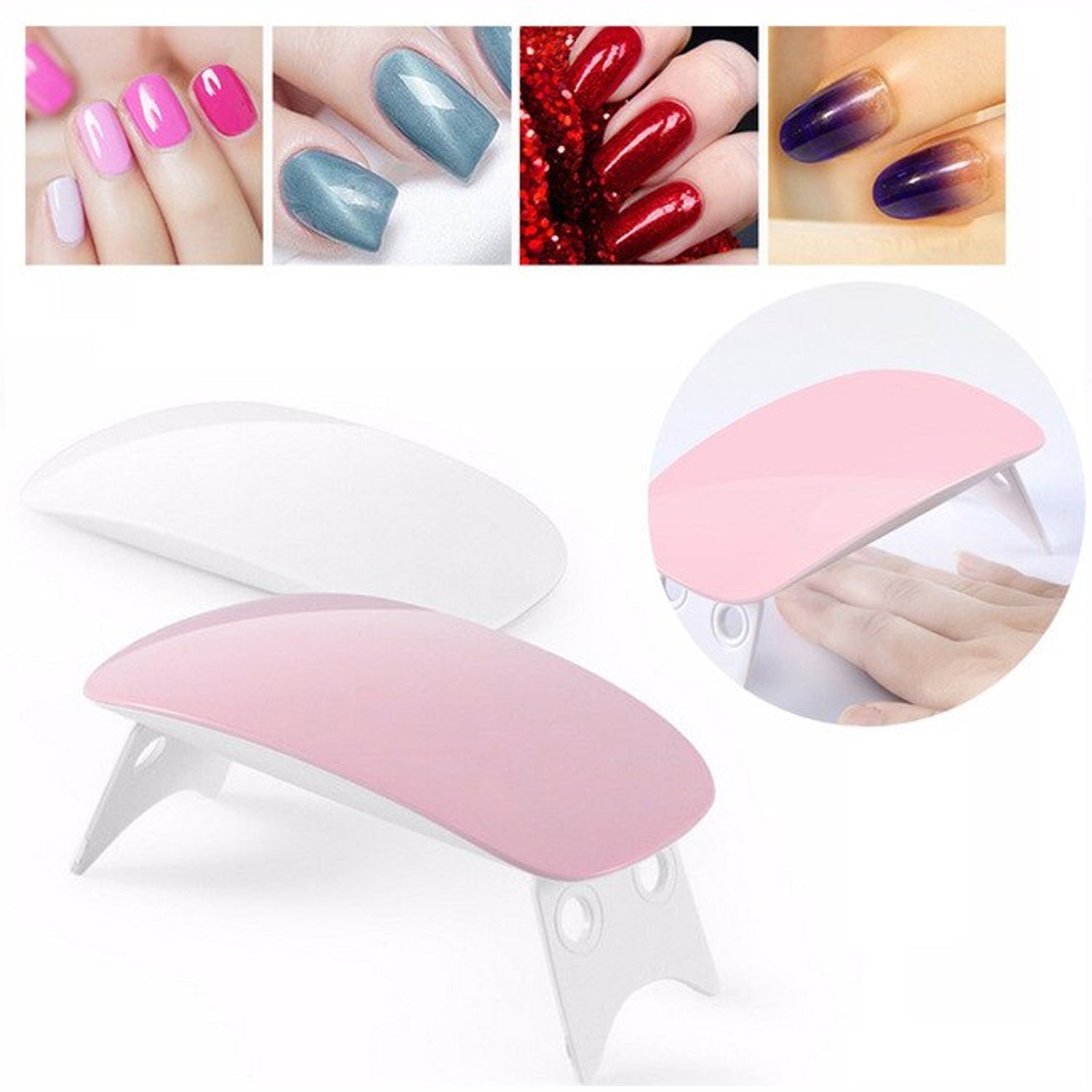 UV nail dryer for salon-quality results.