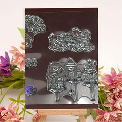 Reusable Rubber Stamp, TPR Stamp DIY Accessories Good Stamping Effect DIY Transp - 17618_paper_craft_rubber_stamp_no8