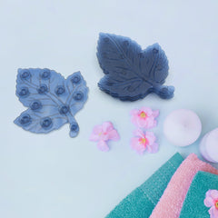 Mini  Pvc Anti-Slip Bat Mat Non Slip Baby Bath Mats, Mini Child Safety Anti Slip - 7784_leaf_shape_bath_mat_4pc