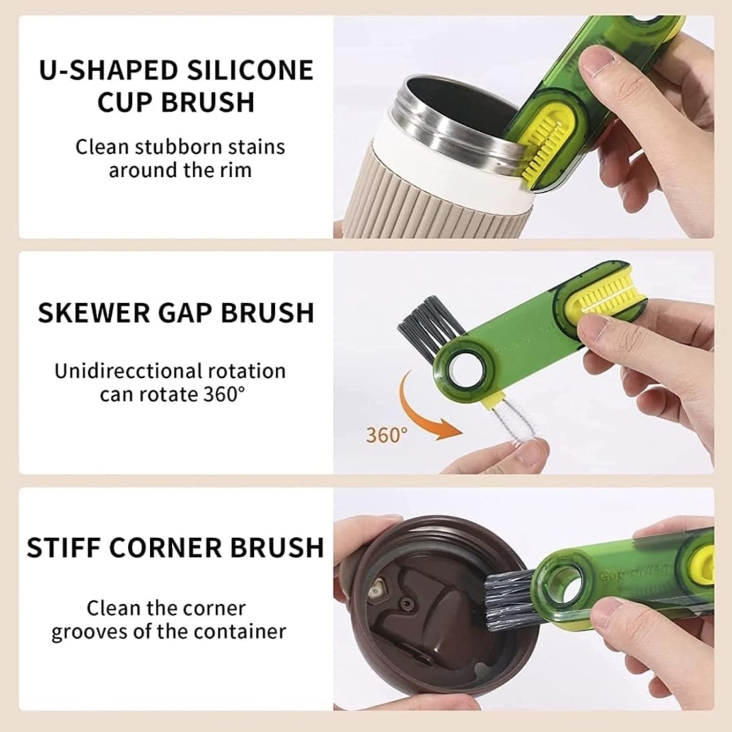 3in1 Multifunctional Cleaning Brush, Bottle Cleaning Brush, Cup Cleaner Brush, f - 12687_3in1_multi_cleaning_brush_1pc