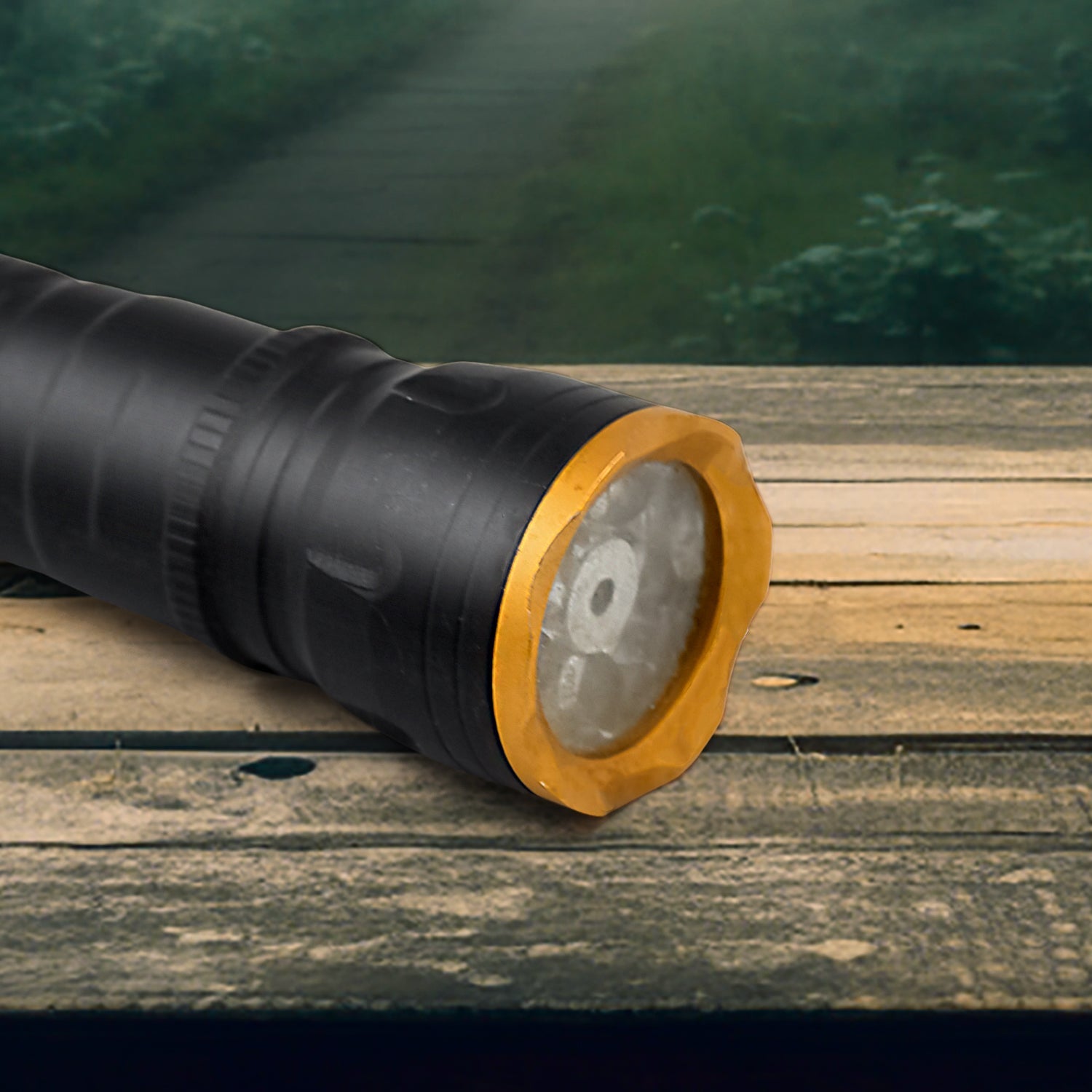 2in1 5 LED With 1 Laser Light Portable Mini Torch / Flashlight LED Powerful Hig - 8597_5led_torch_light_1pc_no4