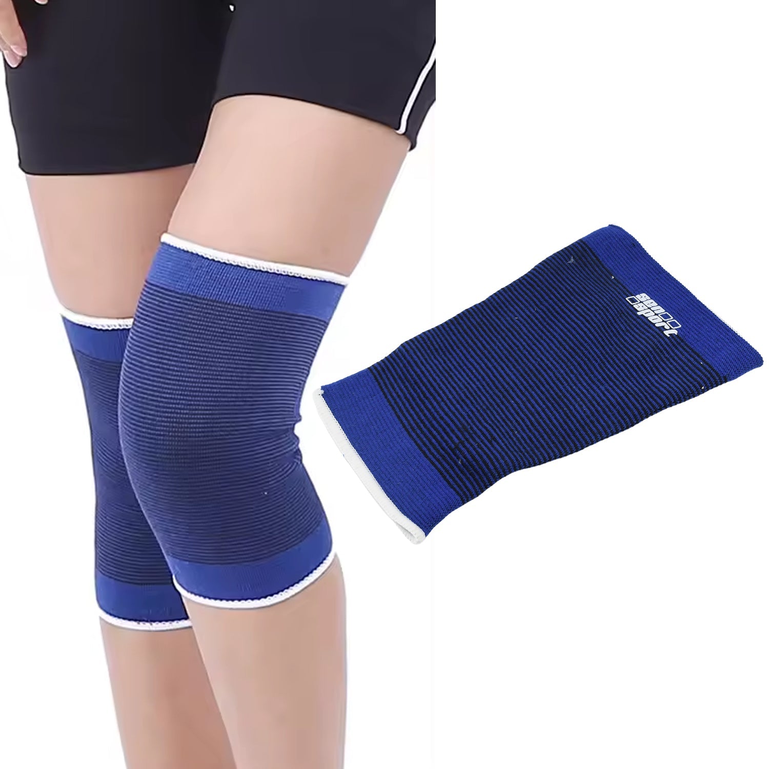 Calf support for men pain relief Leg Wrap Calf Brace Compression (1 Pair / With  - 13534_calf_support_brace_1pair