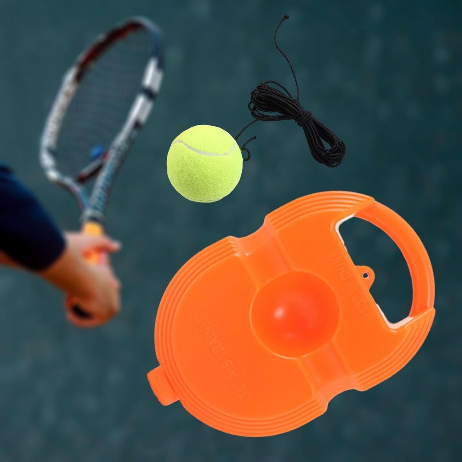 Tennis Trainer Rebound Ball with String, Convenient Tennis Training Gear, Tennis - 17599_tennis_trainer_with_ball_n_string