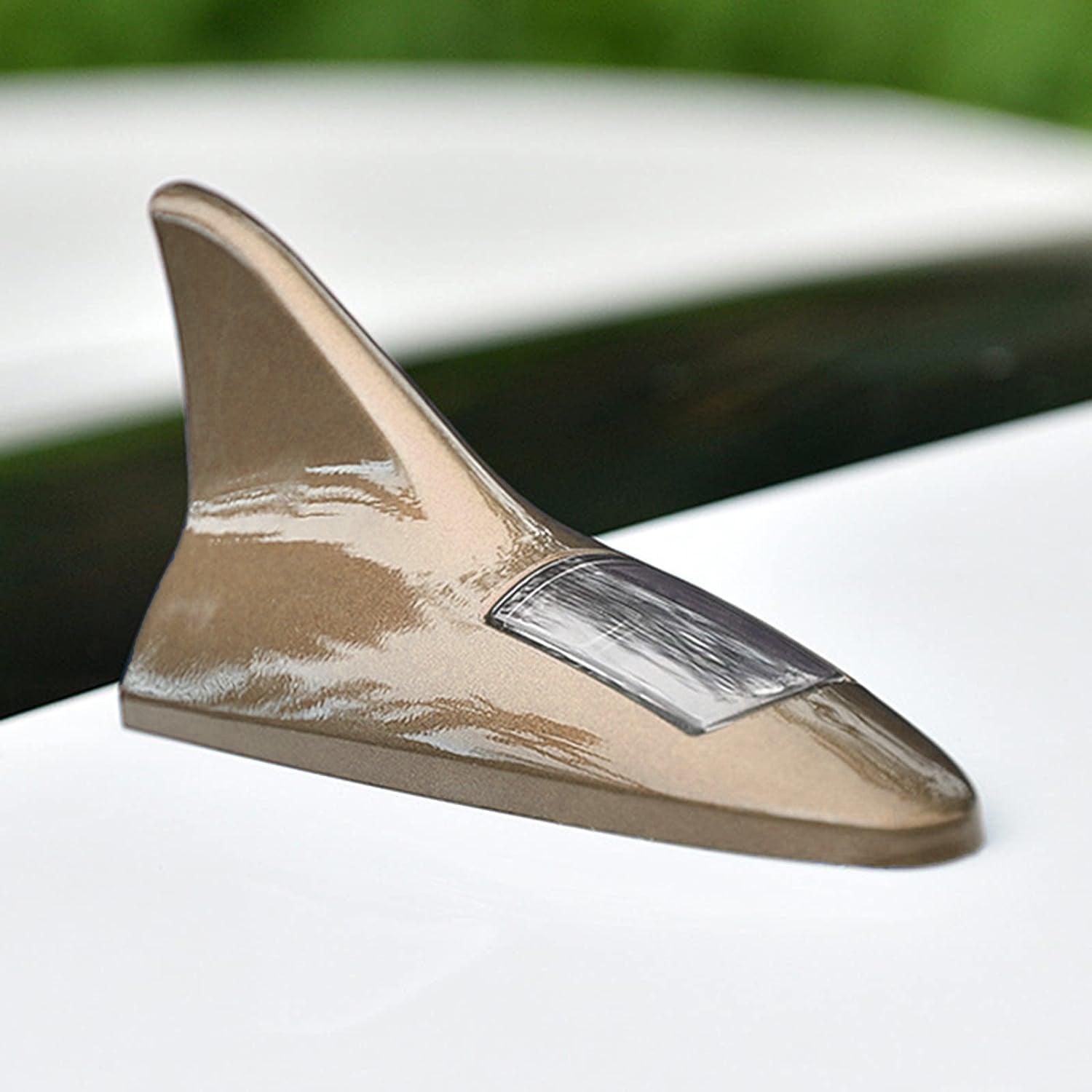 Shark Fin Light With Remote, LED Signal Antenna Solar Shark Fin Car Roof Light S - 8594_shark_fin_car_light_n_remote