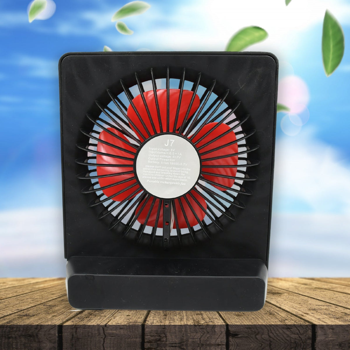 PORTABLE DESK FAN TABLE FAN 1 STEP SPEED SETTING FAN PERSONAL DESK FAN SUITABLE  - 8890_personal_desk_fan_usb