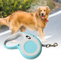 Retractable Dog Leash, Pet Walking Leash with Anti-Slip Handle, Strong Nylon Tap - 8519_retractable_dog_leash_16_5ft