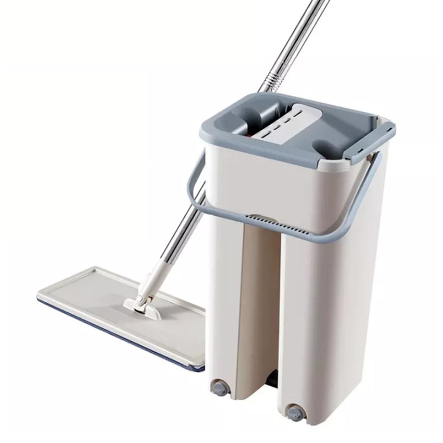 2-in-1 mop with self-cleaning function, suitable for easy and hands-free cleaning