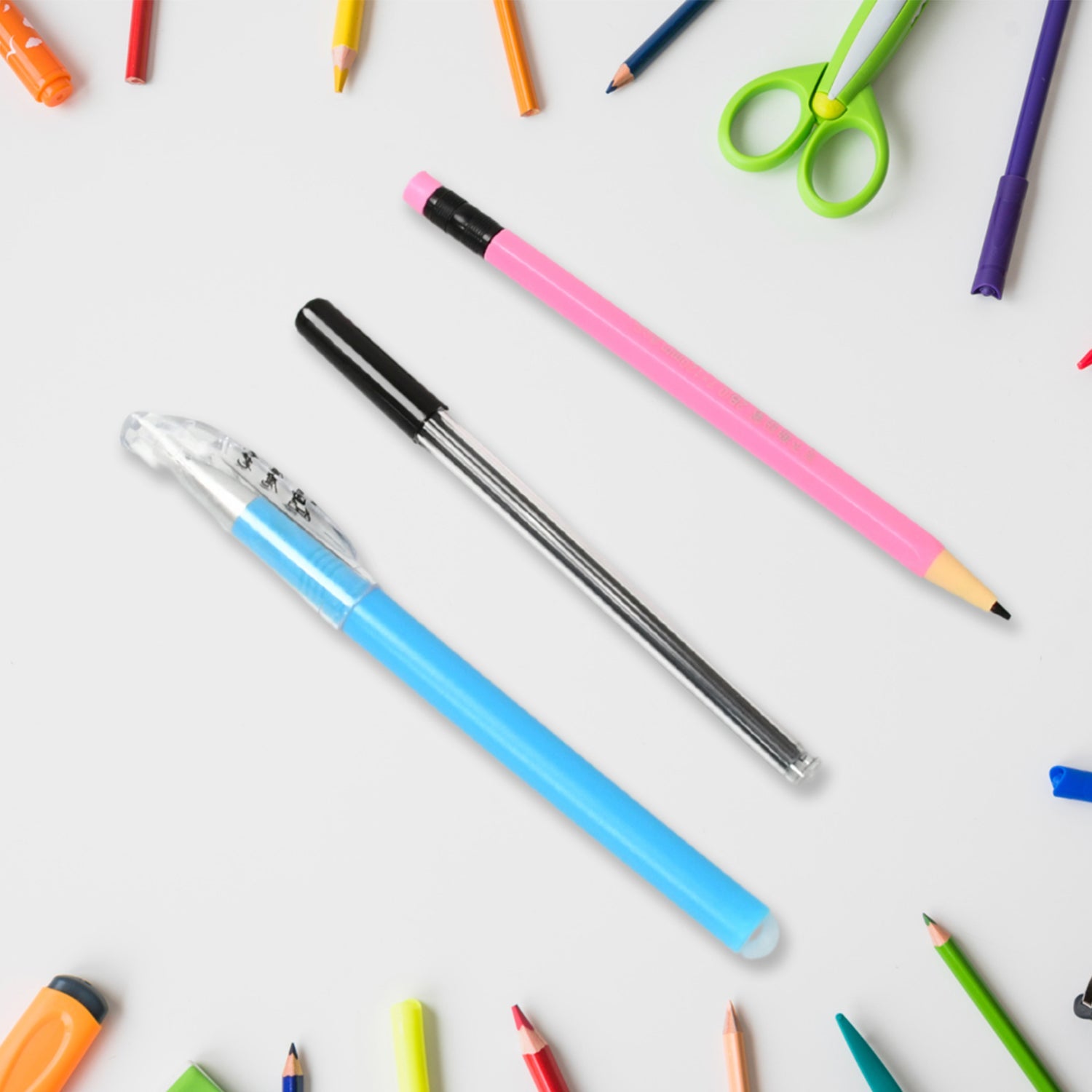 SMART PENCIL INTELLIGENT AUTO FEEDING MECHANICAL PENCIL. NO CLICKING NO LEAD BRE - 17771_ballpen_n_lead_pencil