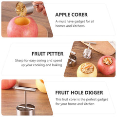 Corer Pear Core Separator Vegetable Core Remover Seeder Cutter Pitter Fruit Hole - 10016_ss_fruit_core_puller_1pc