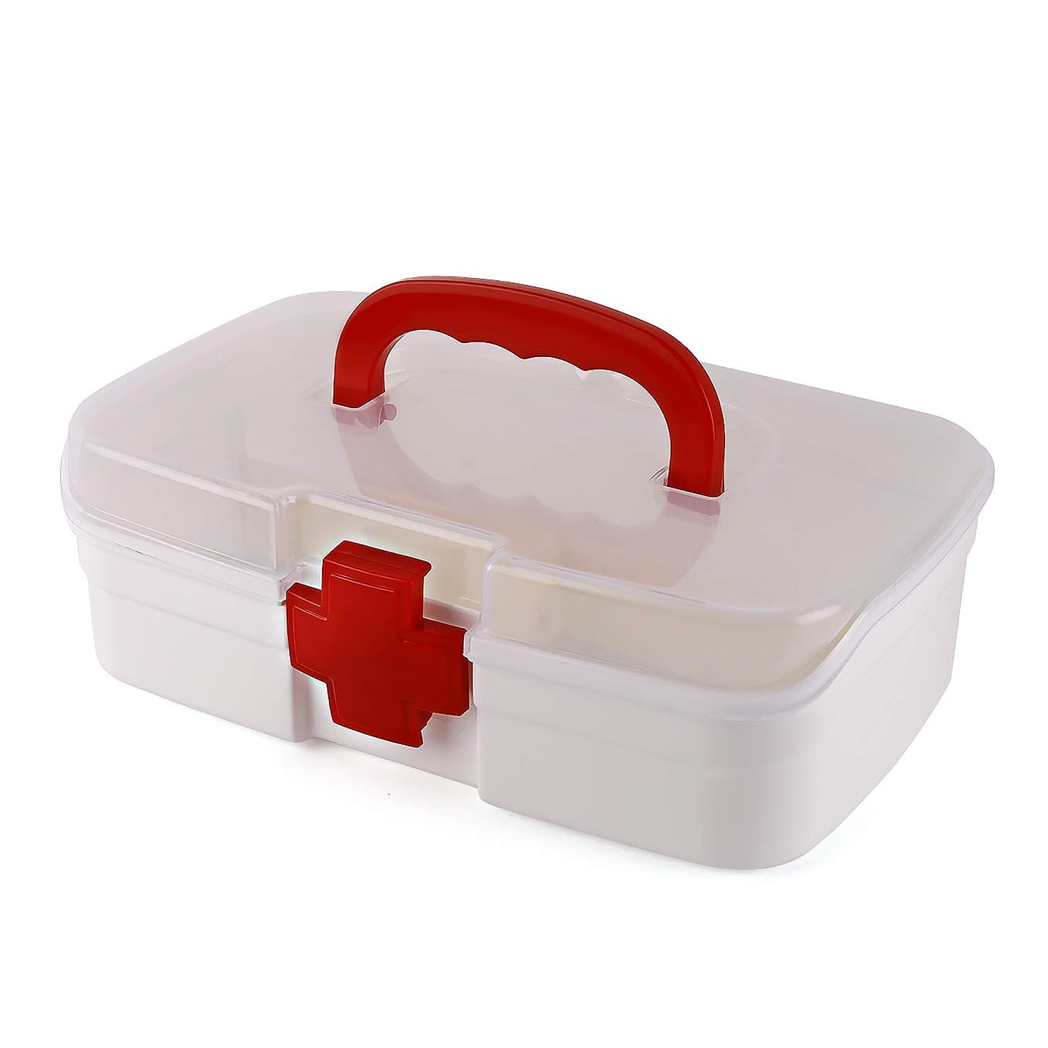 3 Compartment Medical Box, 1 Piece, Indoor Outdoor Medical Utility, Medicine Sto - 12980_3com_travel_medical_colorbox