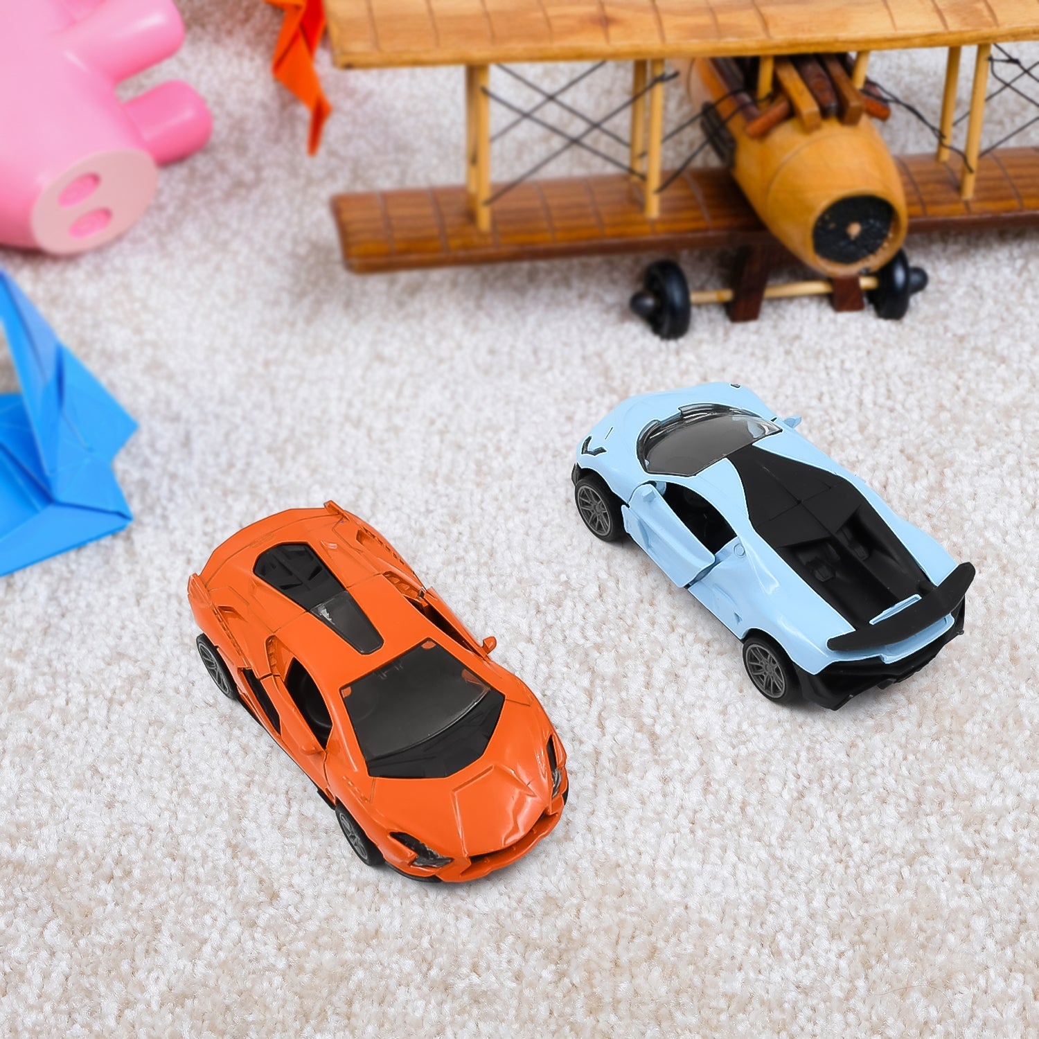 Mini Pull Back Car Widely Used By Kids (1 Pc / Mix Color / Design) - 18275_mix_des_pullback_car_toy_1pc