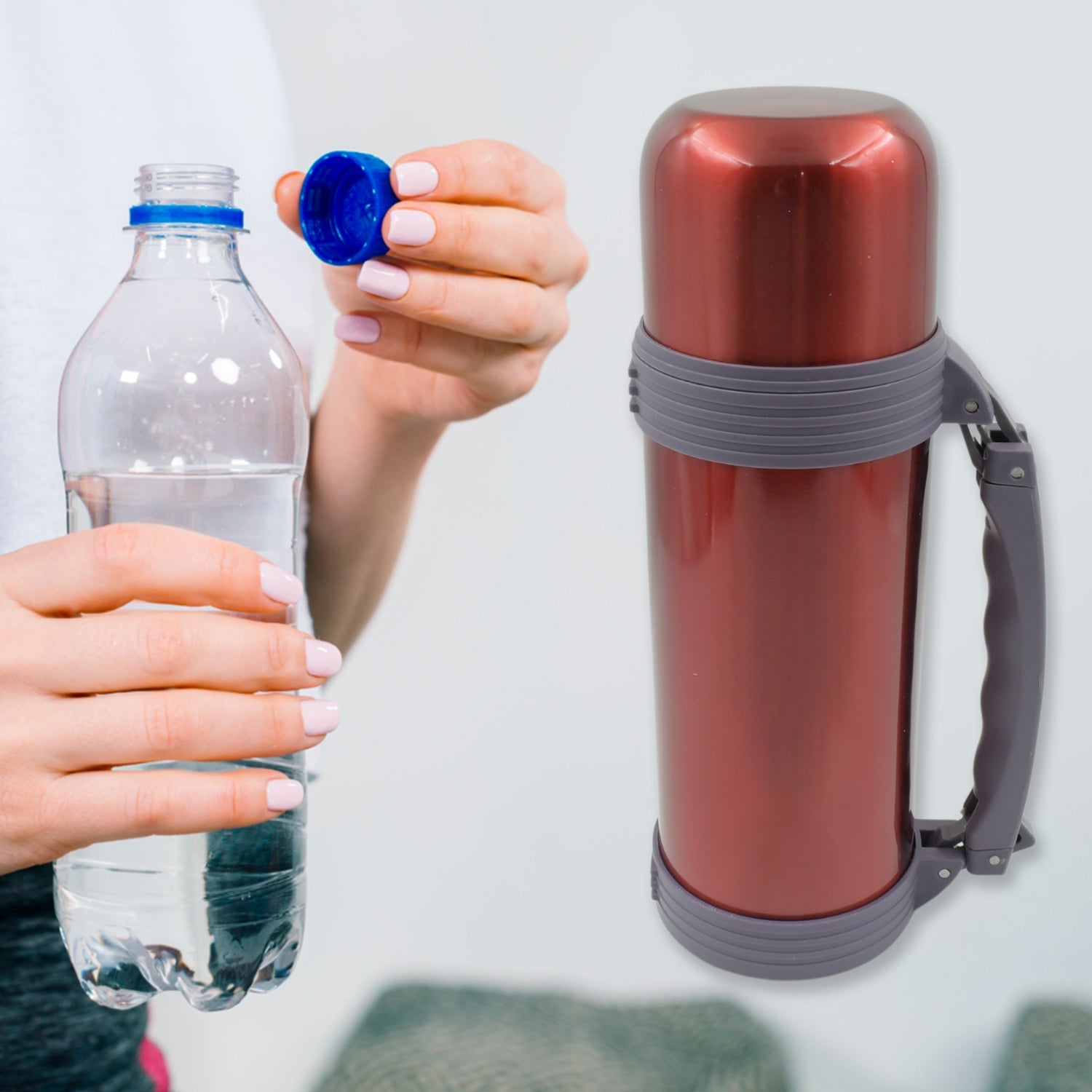 Stainless Steel Insulation Thermos, Double-Wall Vacuum Insulated Water Bottle Fo - 8414_ss_water_bottle_1200ml_no2