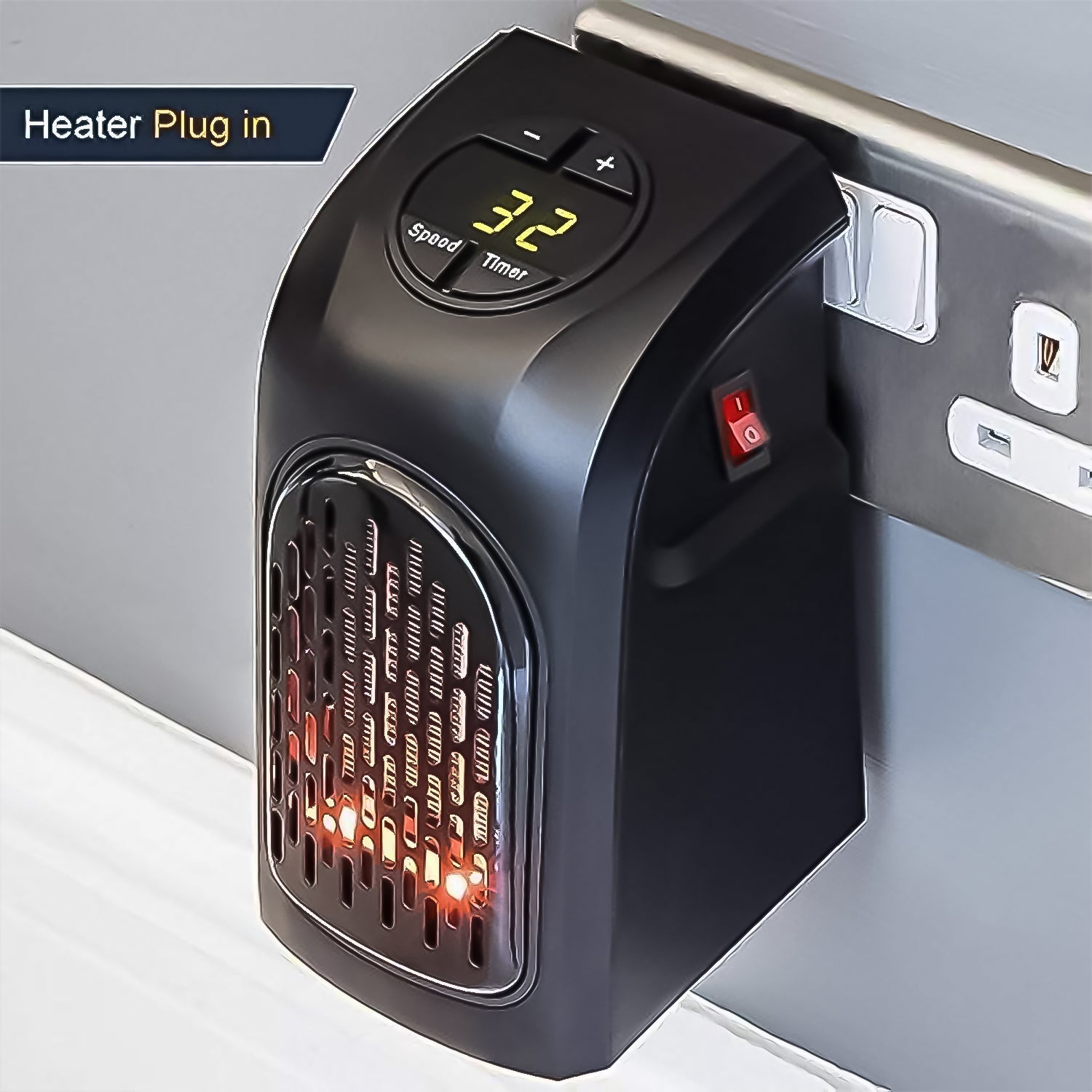 Electric Mini Handy Heater Plug-In Wall (400w) - 0251_handy_heater