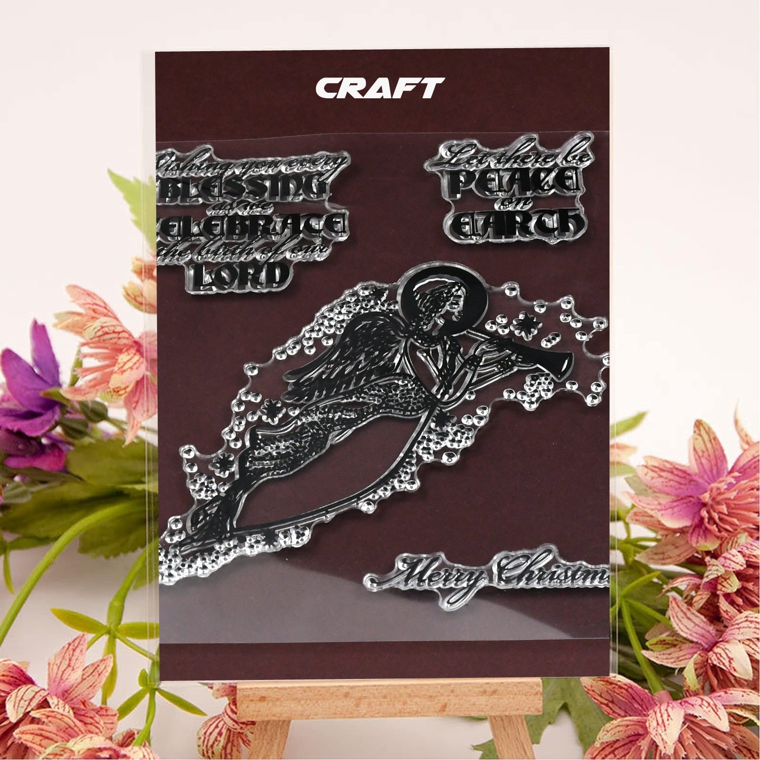 Reusable Rubber Stamp, TPR Stamp DIY Accessories Good Stamping Effect DIY Transp - 17625_paper_craft_rubber_stamp_no13