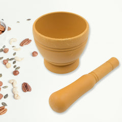 Mortar and Pestle Set for Spices, Okhli Masher, Khalbatta, Kharal, Mixer, Natura - 7193_mortar_and_pestle_set