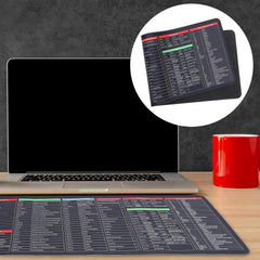 Shortcut Keyboard Mat Mouse Pad Mat Mouse Pads for Desk Quick Key Super Large An - 12982_shortcut_keyboard_mouse_pad