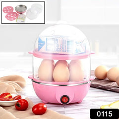 Egg Boiler / Poacher / Cooker / Electric Steamer (2 Layer) - 0115_2floor_egg_cooker