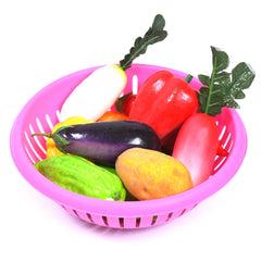 Multi-purpose plastic basket for kitchen storage