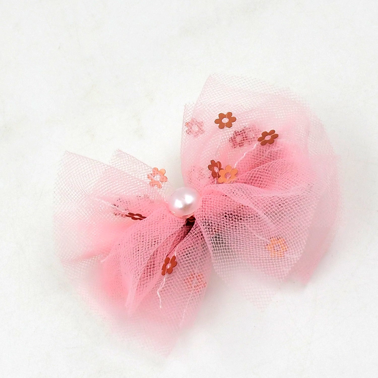 Hair Bow Knot Clip Suitable For Girls (1 Pc) - 13345_kids_hair_bow_knot_clip_1pc