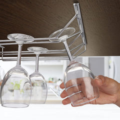 Towel Shelves / Rack / Towel Stand with Chrome Finish for Bathroom Decor - 5136_css_glass_rack_34cm