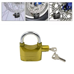 सुरक्षा अलार्म धातु लॉक सिस्टम 3 कुंजी के साथ (1 सेट / मिक्स रंग) - 8633_security_alarm_padlock