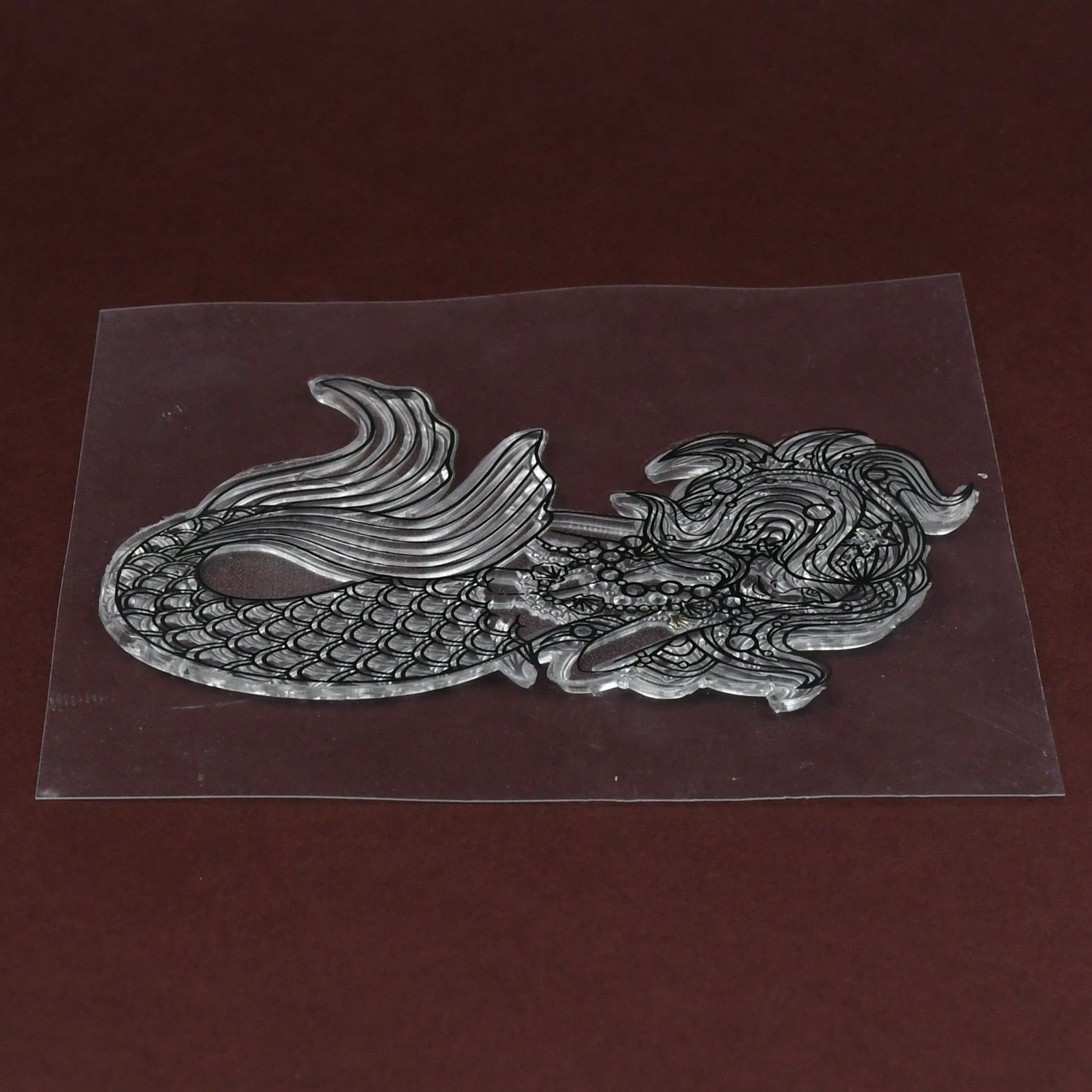 Reusable Rubber Stamp, TPR Stamp DIY Accessories Good Stamping Effect DIY Transp - 17618_paper_craft_rubber_stamp_no8