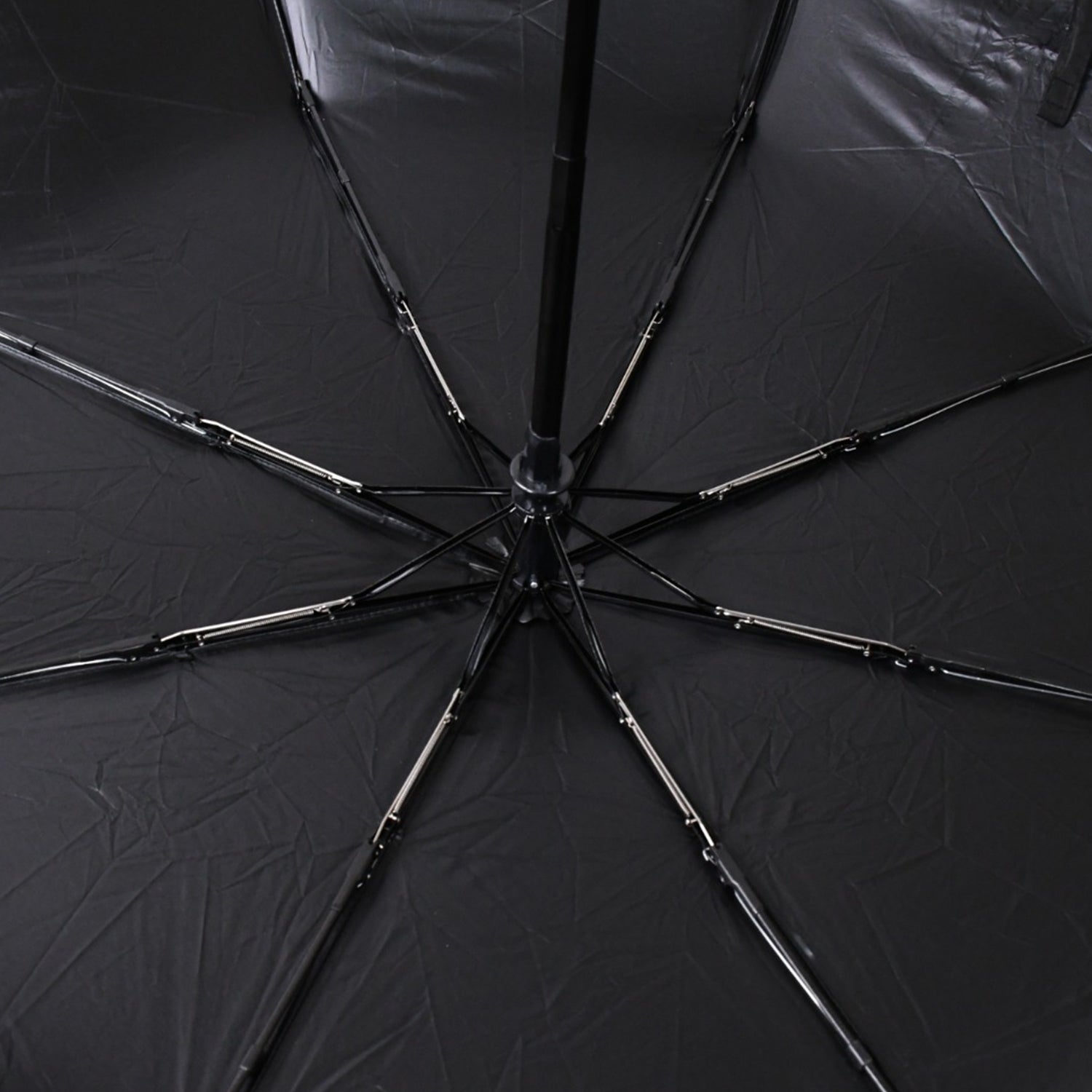 2 Fold Manual Open Umbrella| Windproof, Sunproof & Rainproof with Sturdy Steel S - 12744_travel_foldable_umbrella_1pc