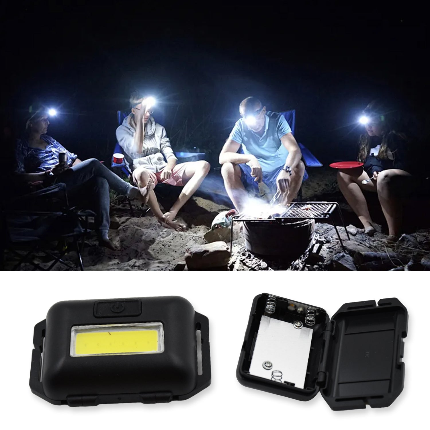 Head lamp Flashlight Waterproof Portable Lantern Headband Light Torch Lamp for O - 9377_portable_led_head_lamp