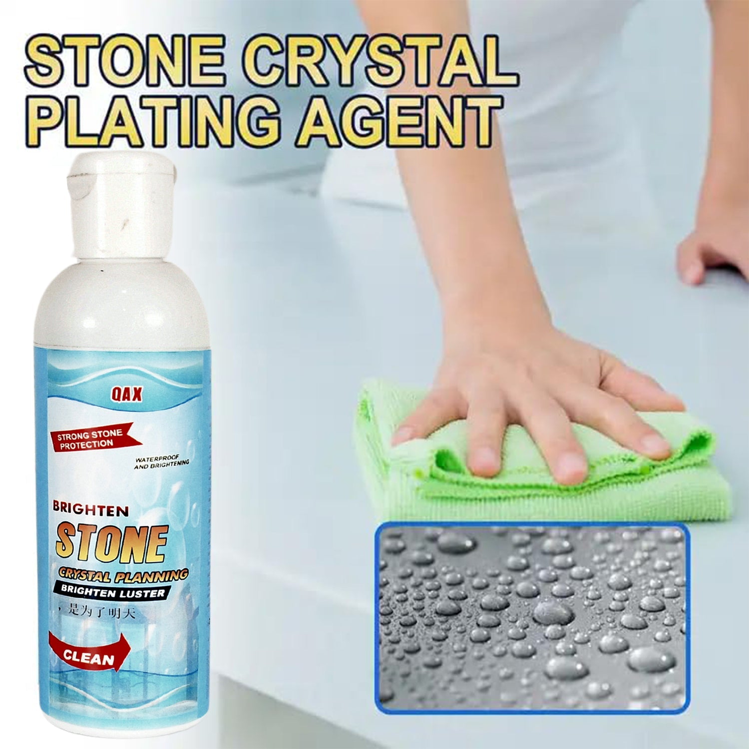 Stone Stain Remover Cleaner, Stone Crystal Plating Agent, Marble Stone Cleaner P - 17667_stone_stain_remover_cleaner