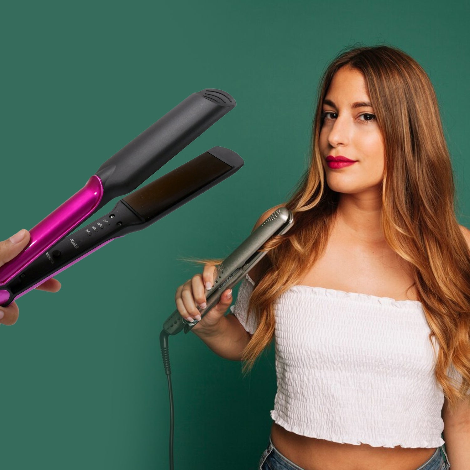 Portable Hair straight device Beauty and Personal Care Professional Women Temper - 13024_portable_hair_straight_device