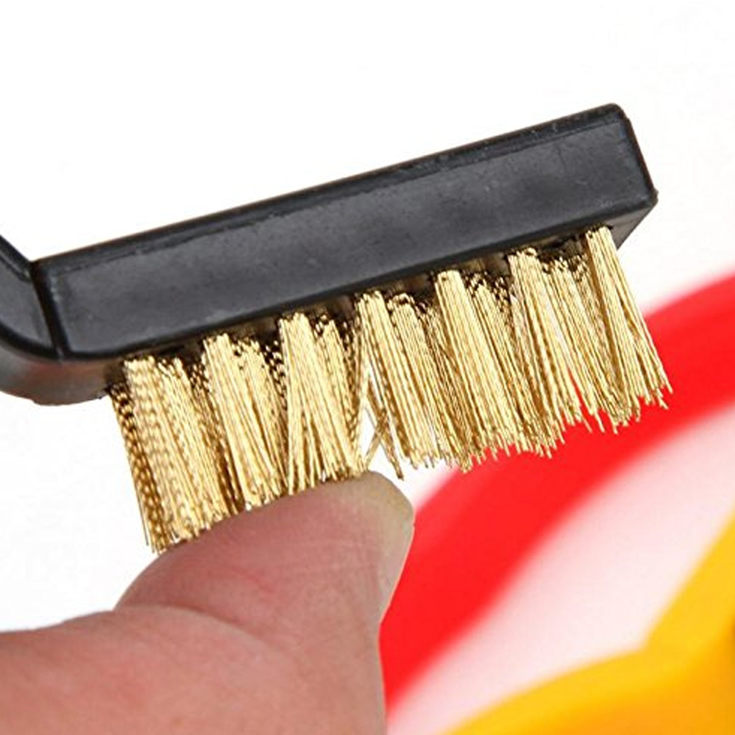 3pc Mini Wire Brush Set Brass Nylon Stainless Steel Bristles Household Cleaning  - 6110_3pc_mini_wire_brush