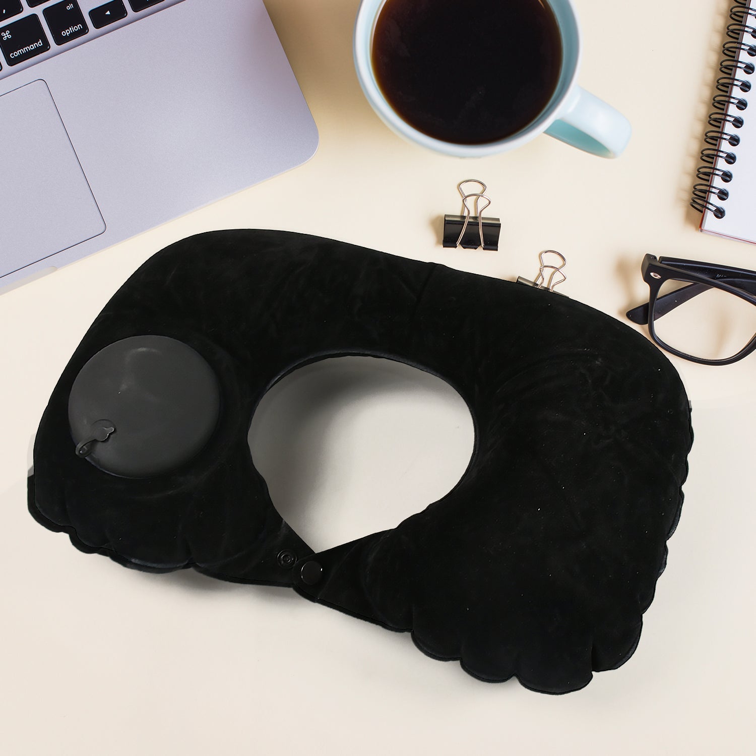 8512 3 in 1 Comfortable Travel Sleeping Kit, Neck Pillow, Eye Mask & Ear Plug S - 8512_travel_sleeping_kit