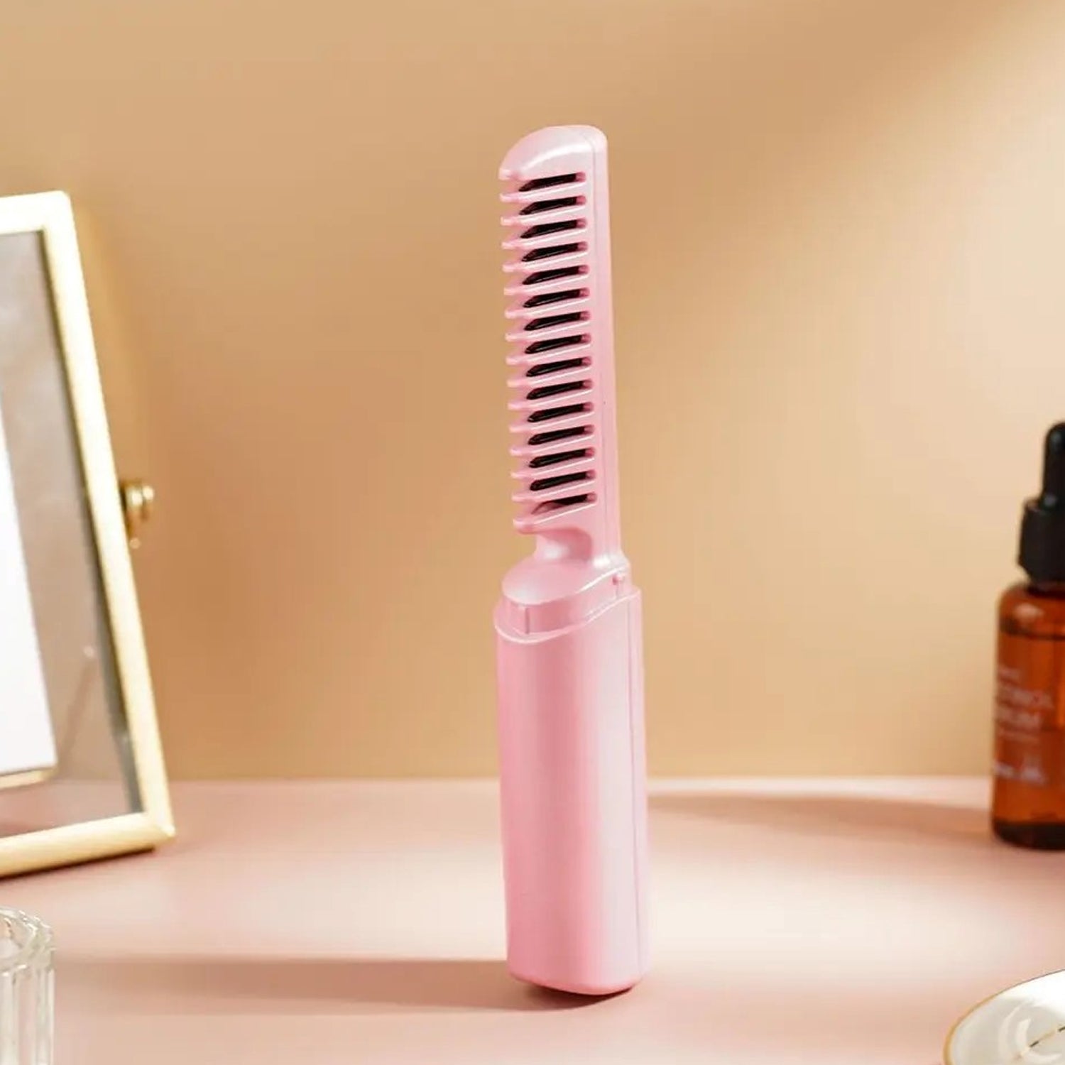 Rechargeable Mini Hair Straightener, Travel Portable USB Charging Cordless Hair  - 13072_mobile_heat_comb