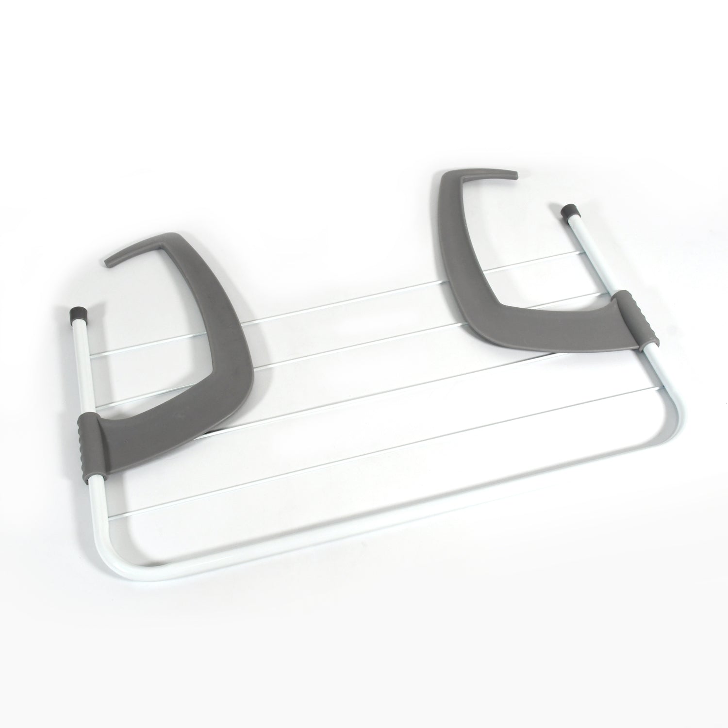 Metal Steel Folding Drying Rack for Clothes Balcony Laundry Hanger for Small Clo - 0333_folding_clothes_drying_rack