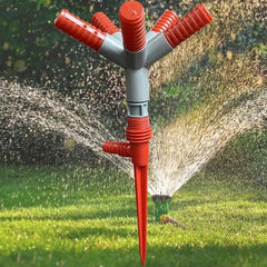 Garden Sprinkler 360° Rotating Adjustable Round 5 Arm Lawn Water Sprinkler for  - 7537_garden_sprinkle_5_arm