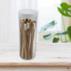 Bamboo Wooden Toothbrush Soft Toothbrush Wooden Child Bamboo Toothbrush Biodegra - 13083_wooden_toothbrush_15pc_no4