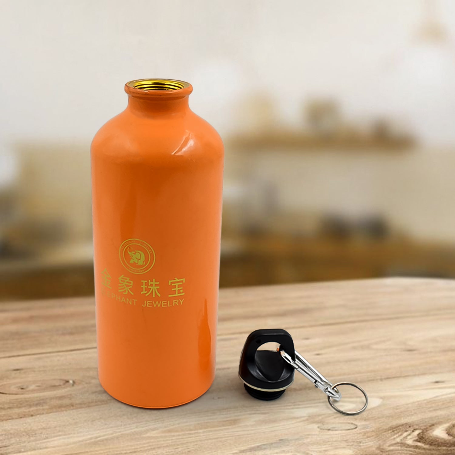 Aluminium Sports Water Bottle, 1 Pc (Capacity 400 ML Approx) - 13149_aluminium_water_bottle_no3