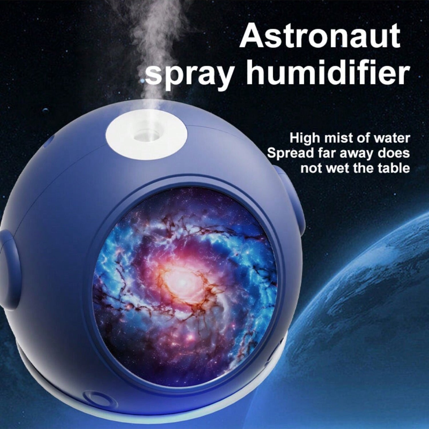 Astronaut Humidifier, Ball Shape Humidifier (1 Pc / 110 ML) - 12967_astronaut_humidifier_1pc