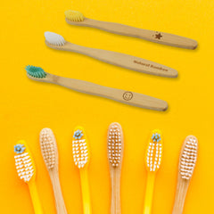 Bamboo Wooden Toothbrush Soft Toothbrush Wooden Child Bamboo Biodegradable Too - 13084_wooden_toothbrush_15pc_no10