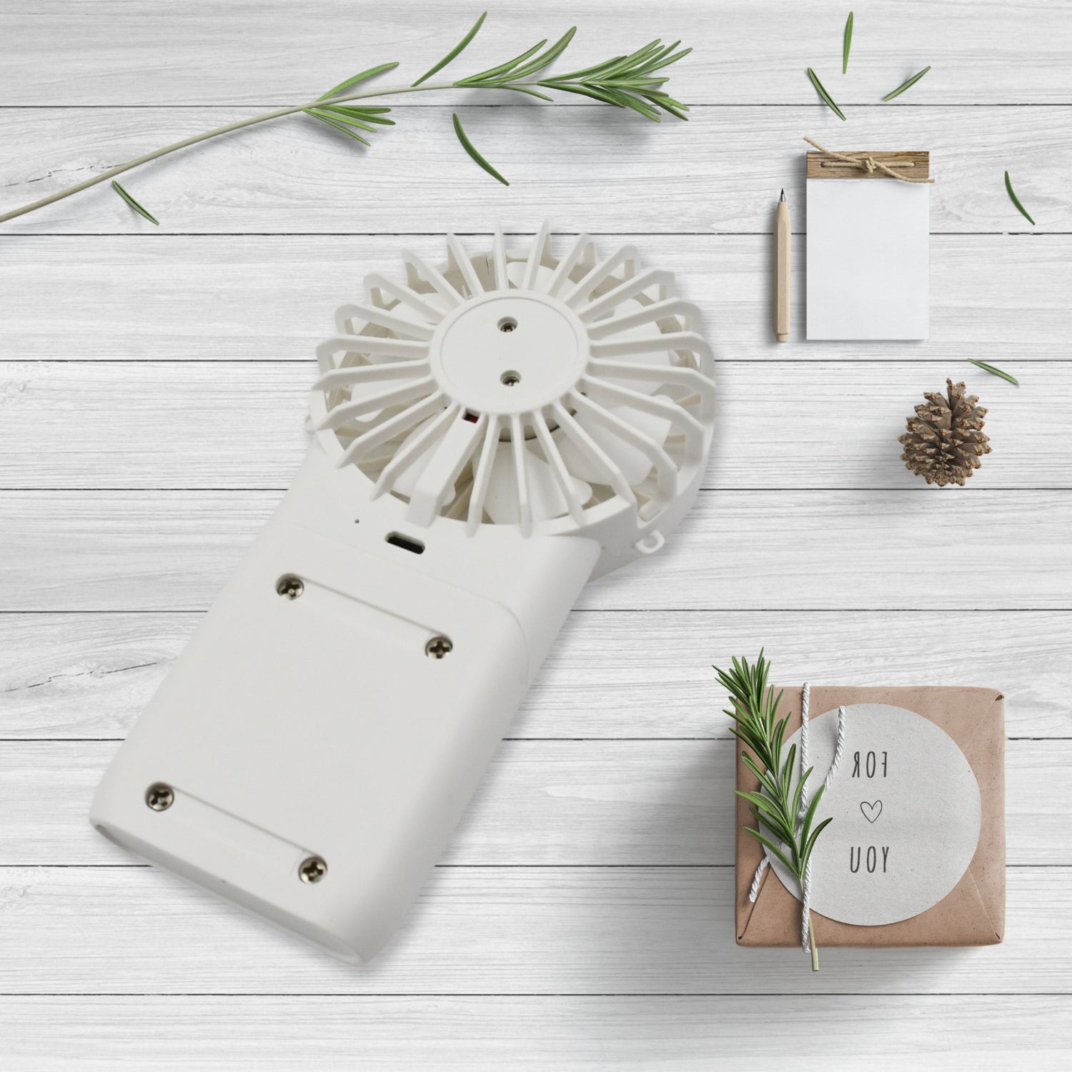 Portable Small Electric Fan, Handheld Fan With 3 Modes USB Rechargeable Mini Stu - 17730_small_handheld_fan_no5