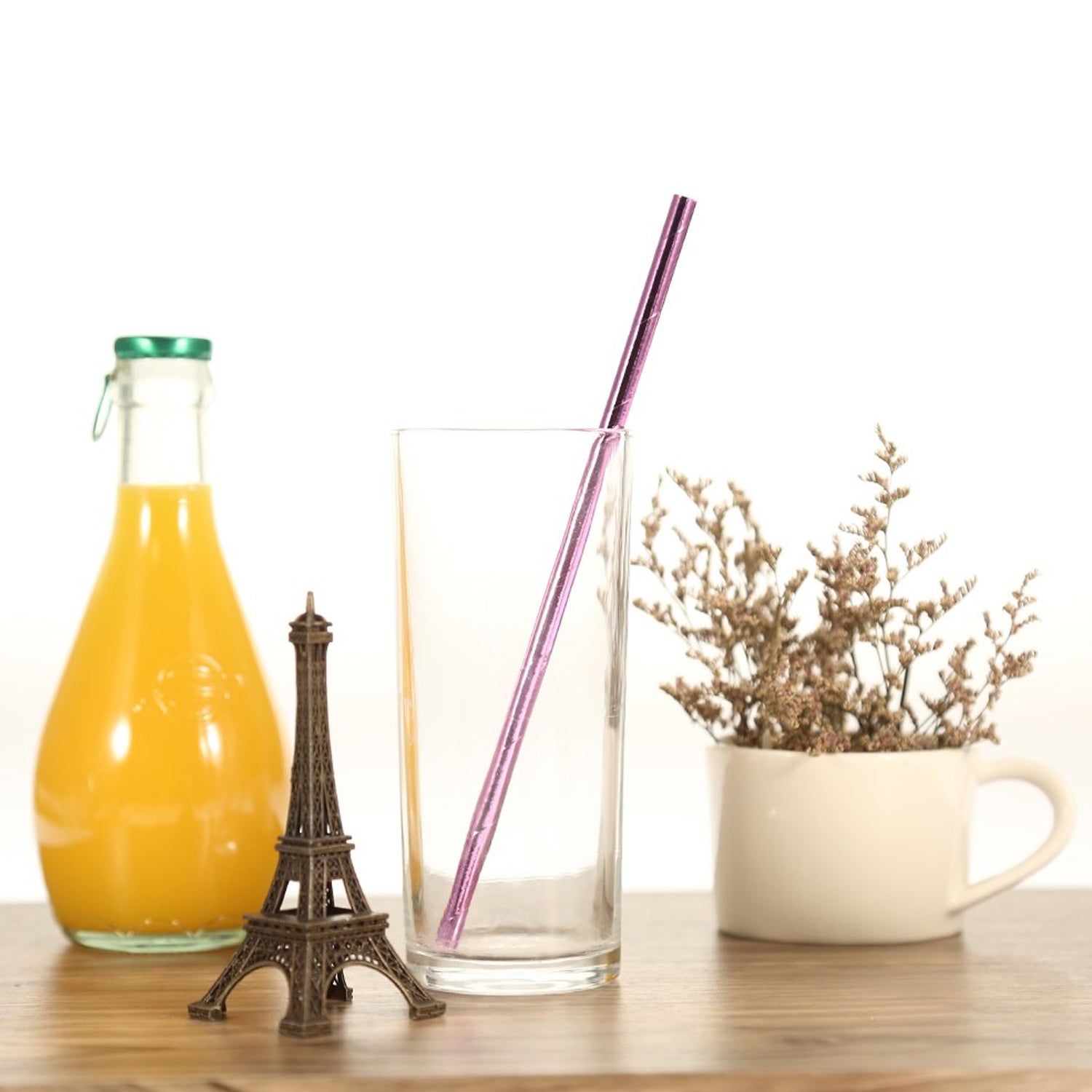 Home Paper Straws Durable & Eco-Friendly Colorful - Drinking Straws & Party Deco - 5519_paper_straw_25pc_set