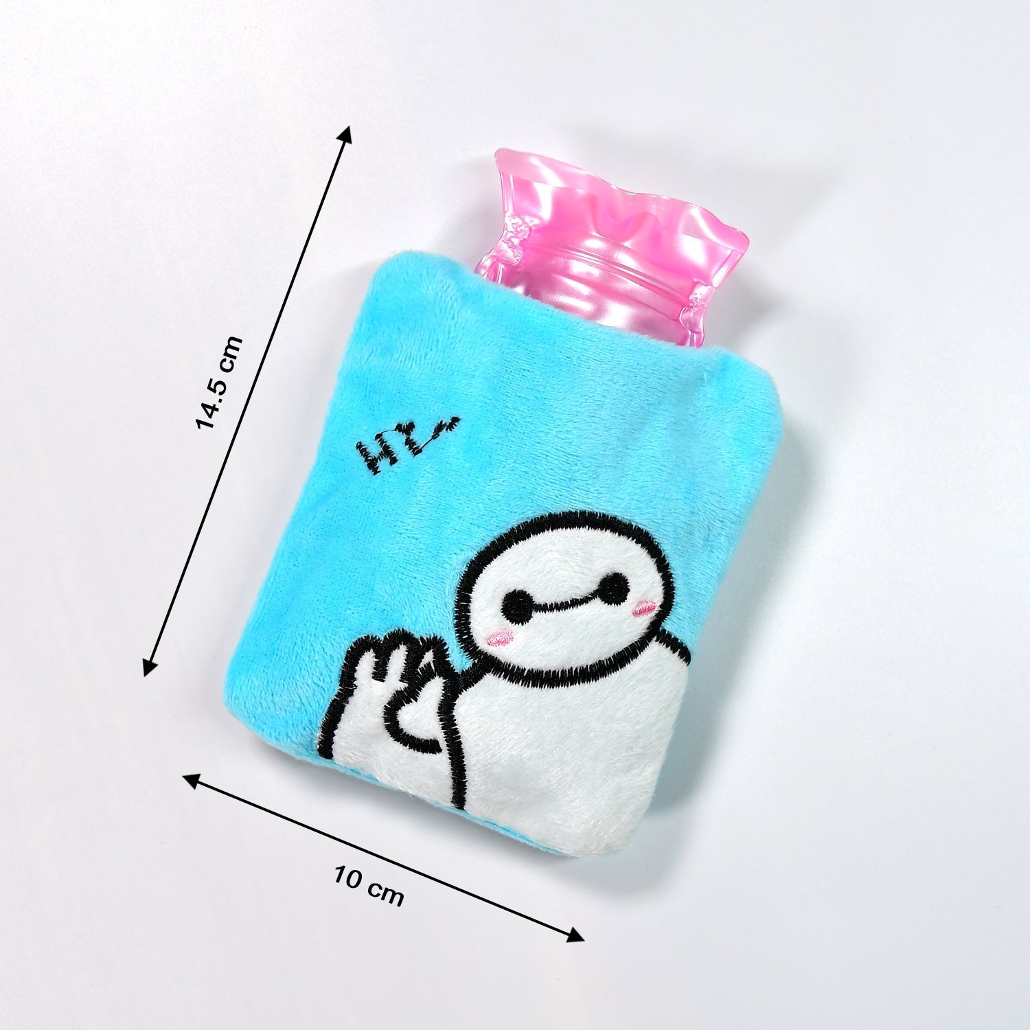 Blue Baymax Small Hot Water Bag with Cover for Pain Relief - 6525_chb_blue_baymax_hotbag