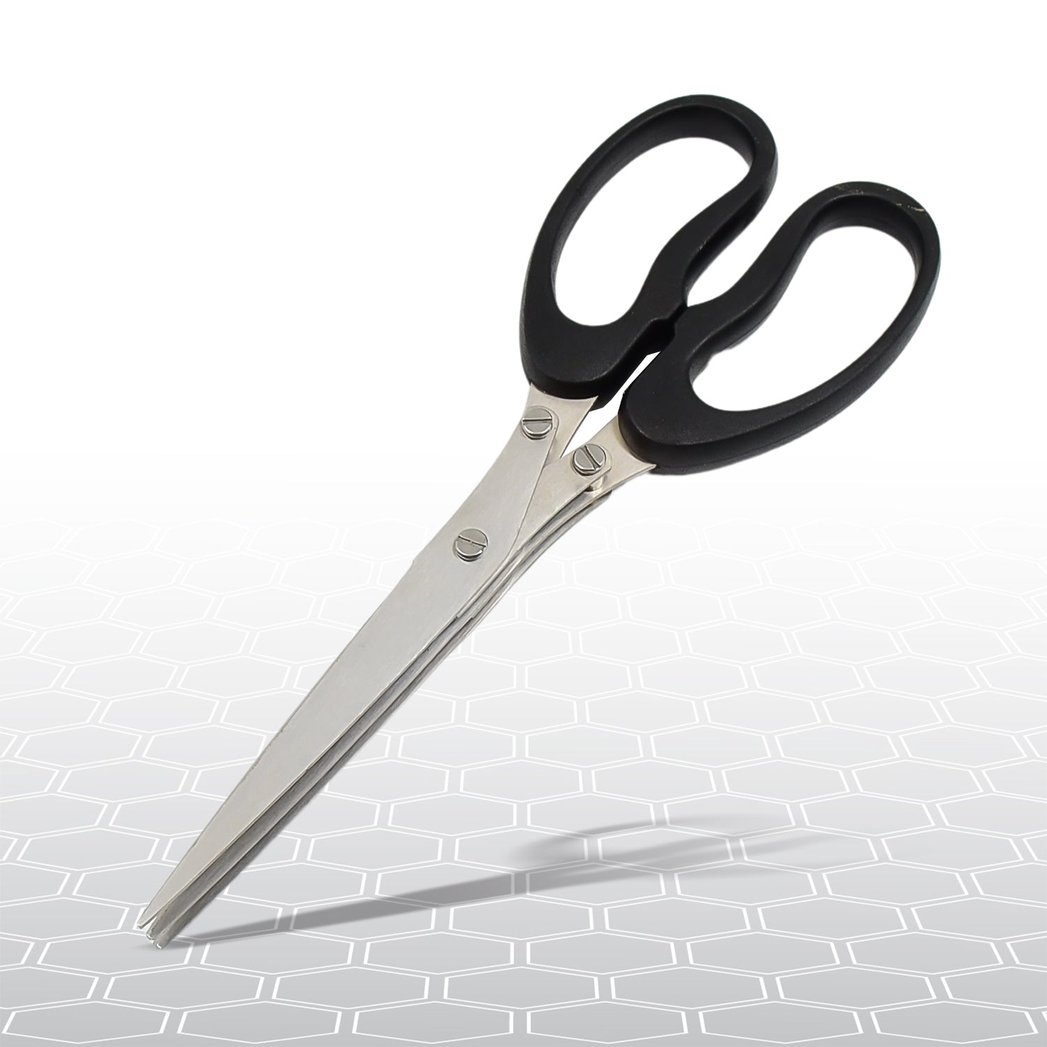 Multifunction Vegetable Stainless Steel Herbs Scissor With 3 Blades (1 Pc) - 10125_3_blade_herb_scissor_1pc_no5