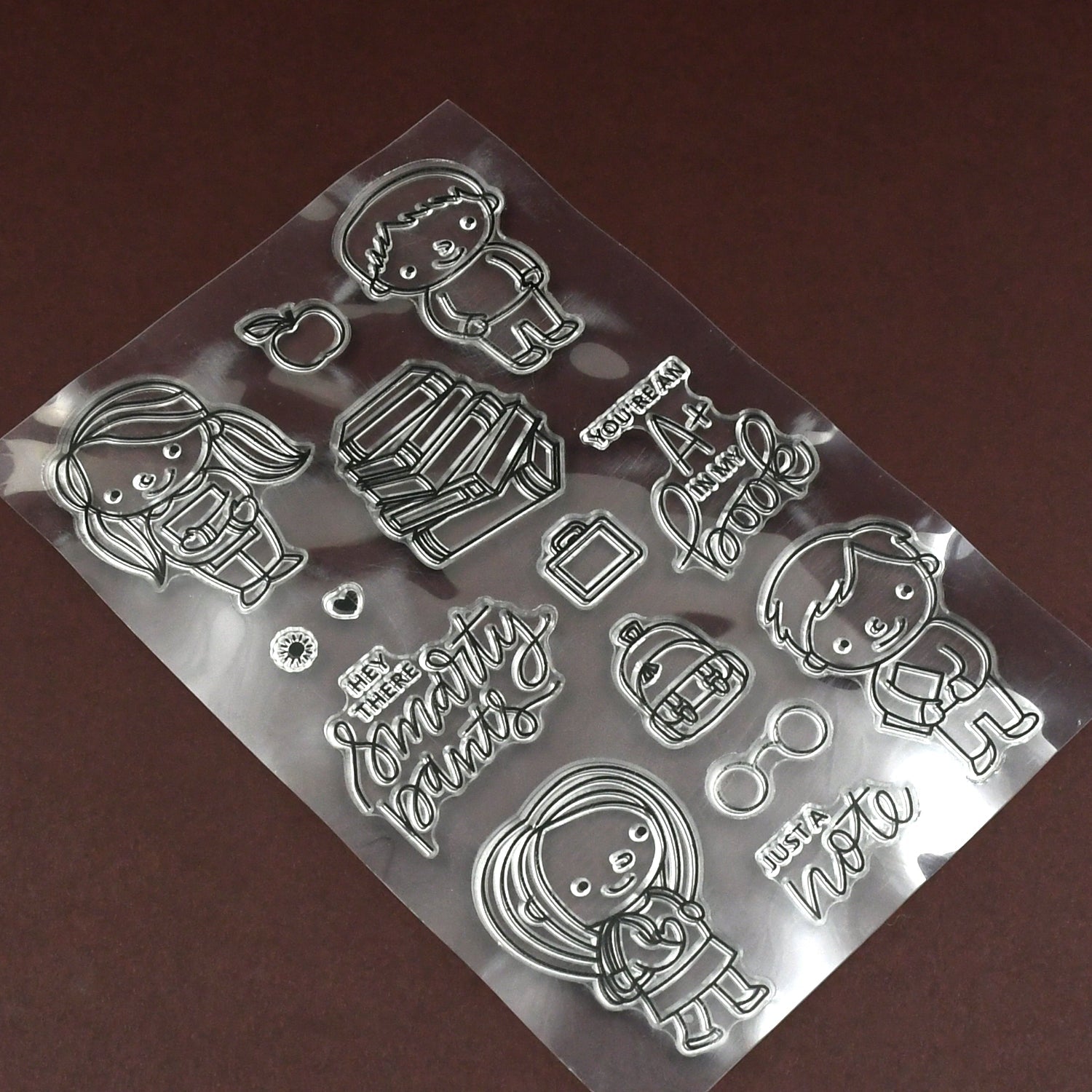 Reusable Rubber Stamp, TPR Stamp DIY Accessories Good Stamping Effect DIY Transp - 17625_paper_craft_rubber_stamp_no13