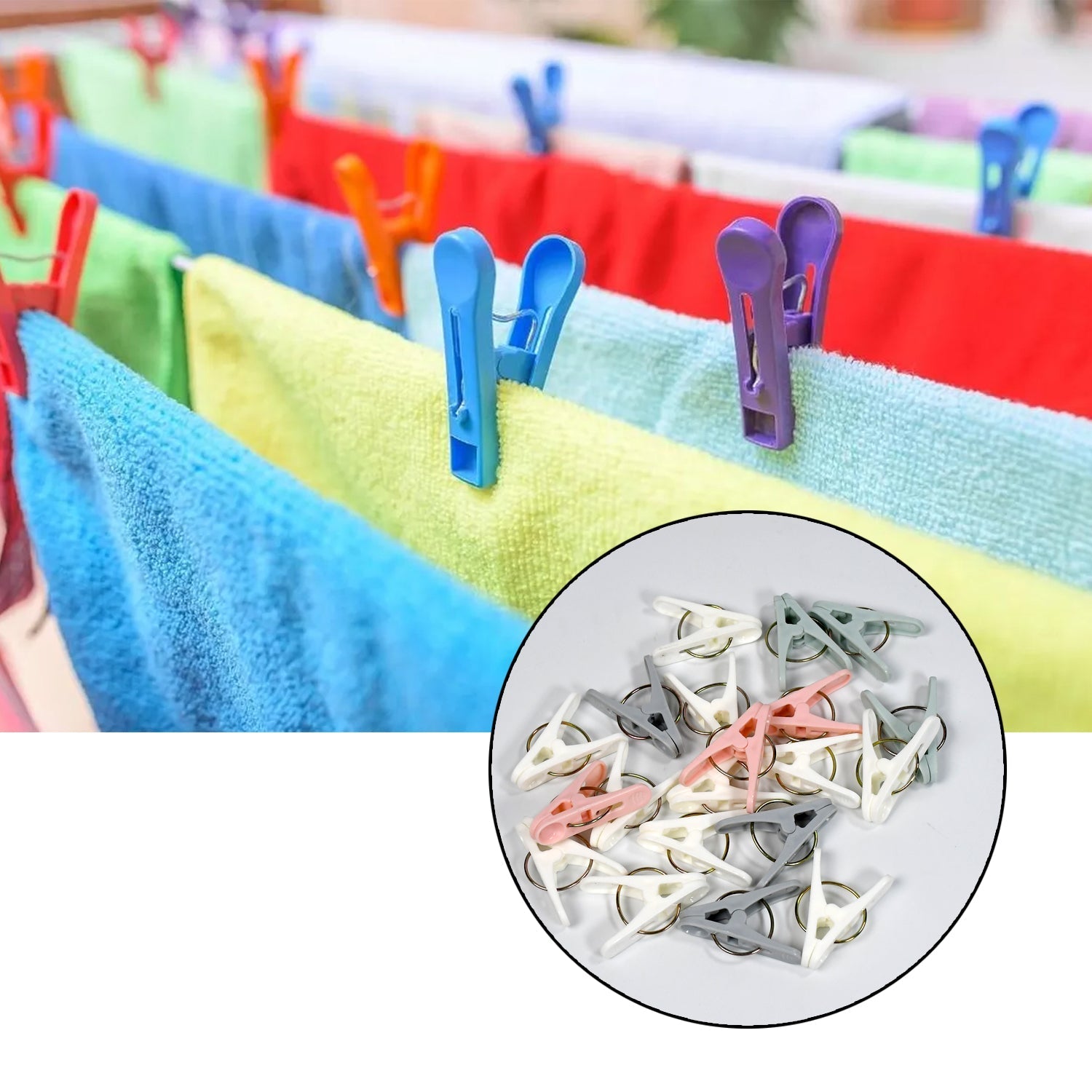 Strong and durable clothes pins for drying