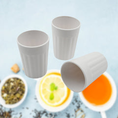 Small Plastic Coffee / Tea Cups Reusable Plastic Cup Mug Lightweight Microwavabl - 5719_pla_small_tea_cup_3pc_d45