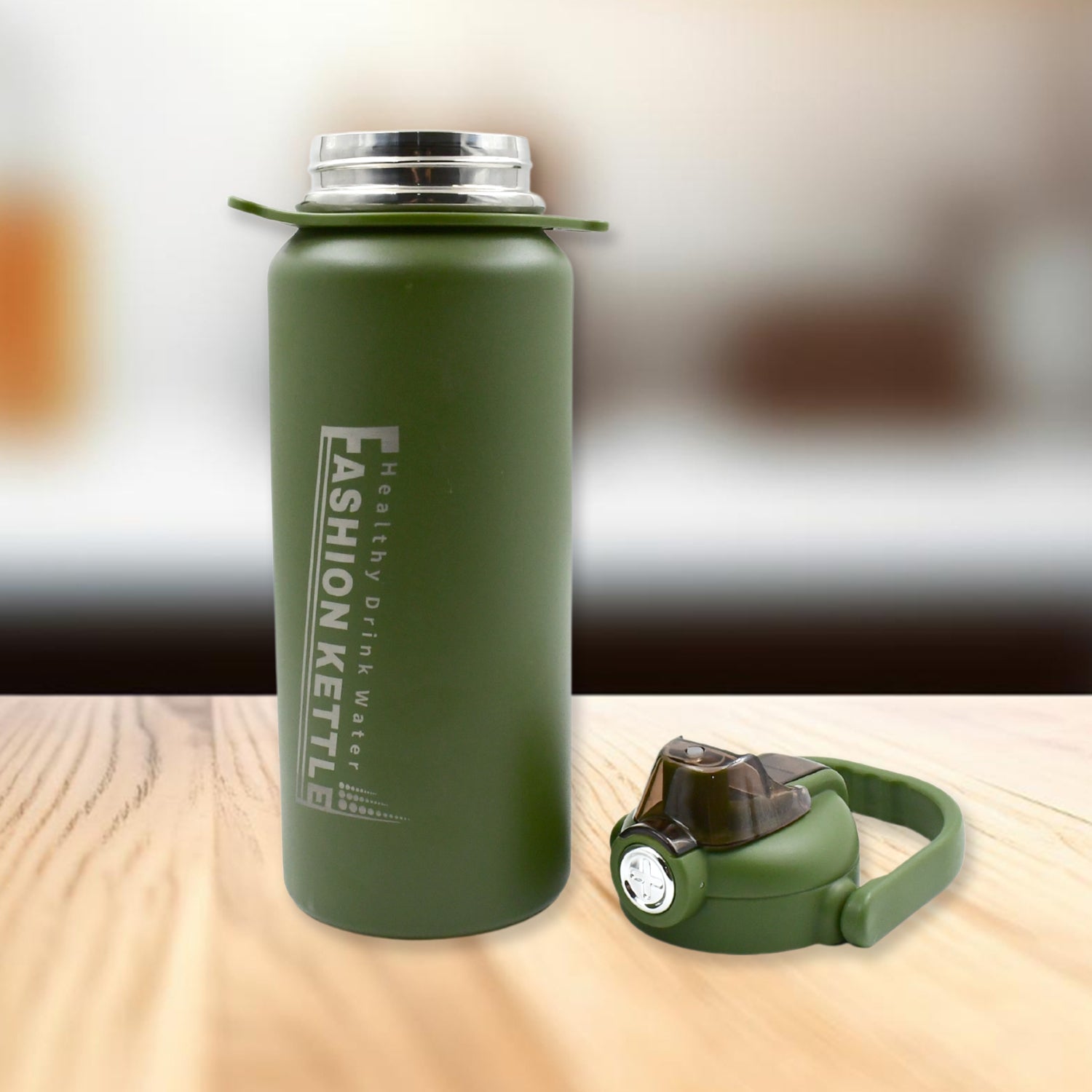 Stainless Steel Water Bottle with Straw, Strap & Handle  Vacuum Insulated Thermo - 13039_vacuum_ss_water_bottle_1500ml